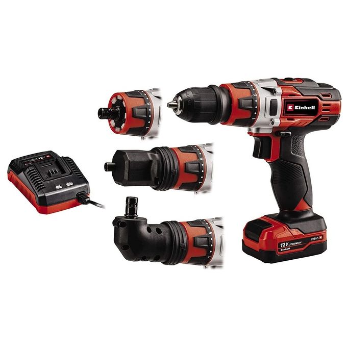 Einhell Trapano Avvitatore A Batteria Te-Cd 12-1 3X-Li (1X2,0 Ah)