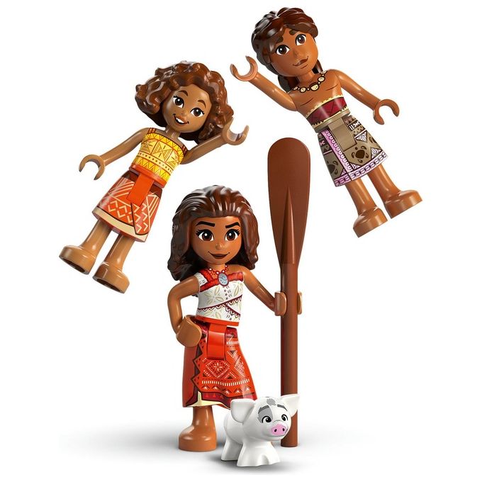 Lego Set 43270 La Canoa di Vaiana Disney Moana Avventura Creativa Gioco di Costruzione per Bambini e Collezionisti
