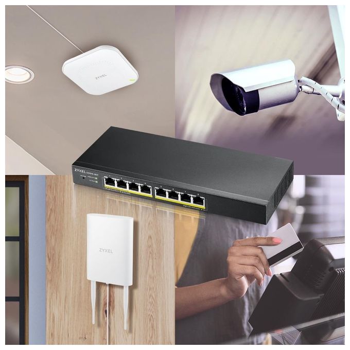 Zyxel GS1915-8 Switch Gestito L2 Gigabit Ethernet 10-100-1000 Nero
