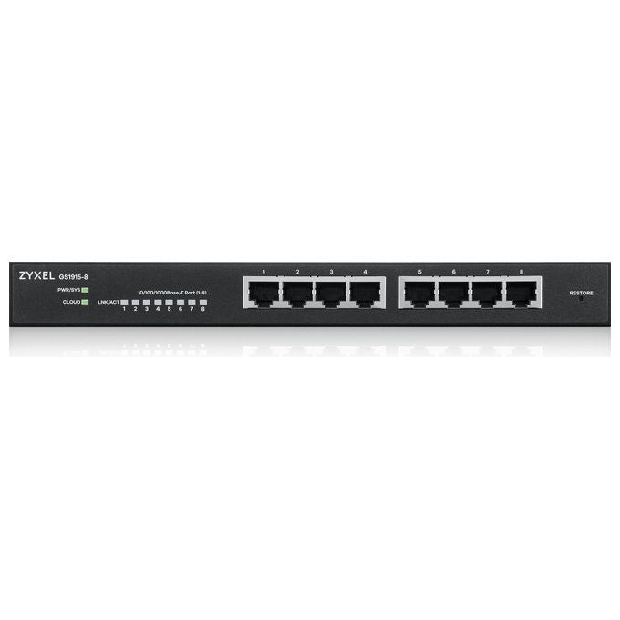 Zyxel GS1915-8 Switch Gestito L2 Gigabit Ethernet 10-100-1000 Nero