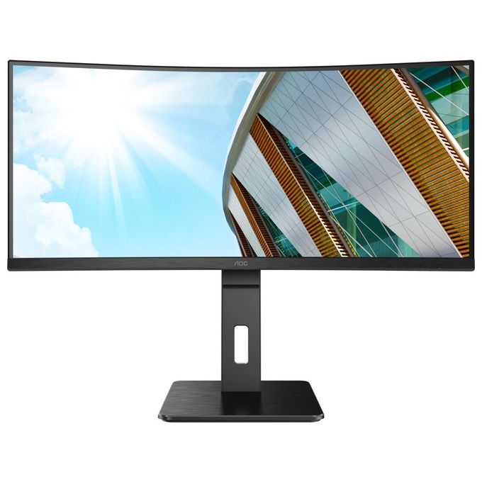AOC Monitor 34'' LCD VA Curvo Gaming CU34P2A 3440X1440 QHD Tempo di Risposta 1 ms