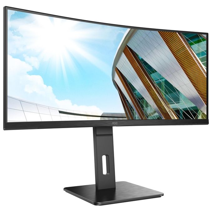 AOC Monitor 34'' LCD VA Curvo Gaming CU34P2A 3440X1440 QHD Tempo di Risposta 1 ms