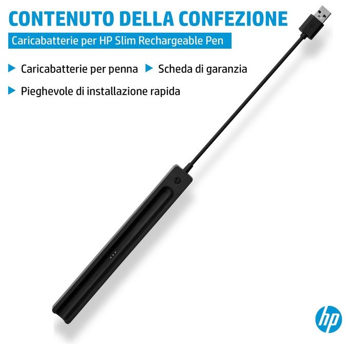 [ComeNuovo] HP Caricabatterie Penna Ricaricabile Slim