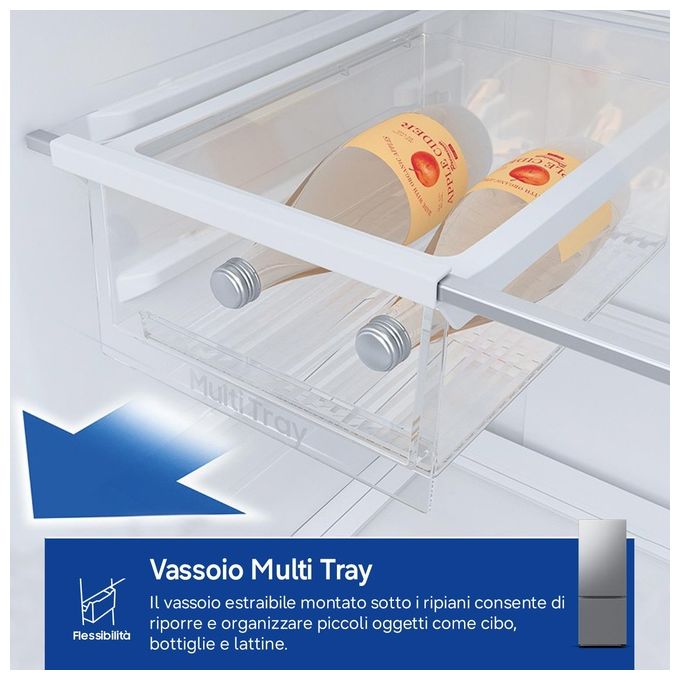 Samsung RB53DG706CS9 Frigorifero Doppia Porta Libera Installazione 538 Litri Classe Energetica C Metallico-Acciaio Inossidabile
