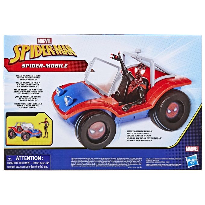 Hasbro Playset Spiderman Macchina Micke Morales e Spider Ham