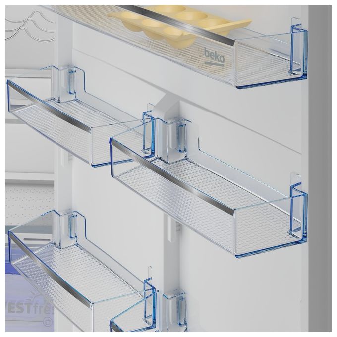 Beko BCNE400E40SN Frigorifero Combinato da Incasso 370 Litri Classe Energetica E Bianco