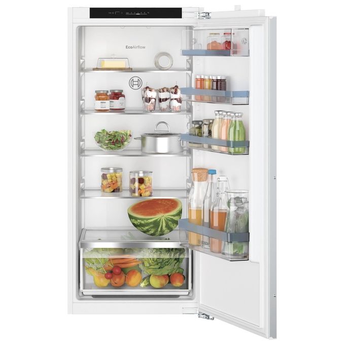 Bosch KIR41VFE0 Serie 4 Frigorifero Monoporta Capacita'  204 Litri Classe energetica E Ventilato EcoAirflow MultiBox XXL FreshSense 122,1 cm Bianco