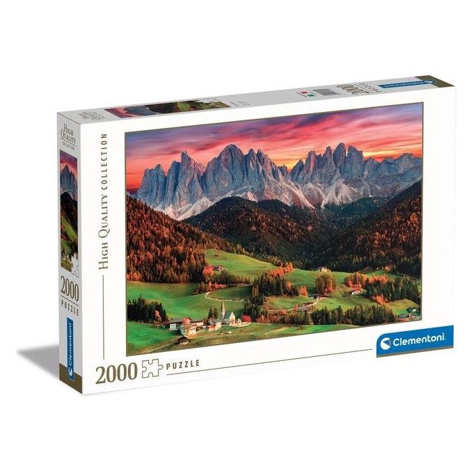 Clementoni Puzzle High Quality Collection Val di Funes 2000 Pezzi