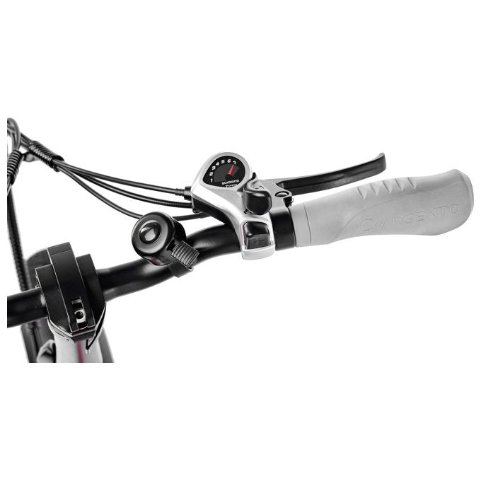 Argento Mini Max Foldable E-Bike Fatbike Pieghevole Red Black