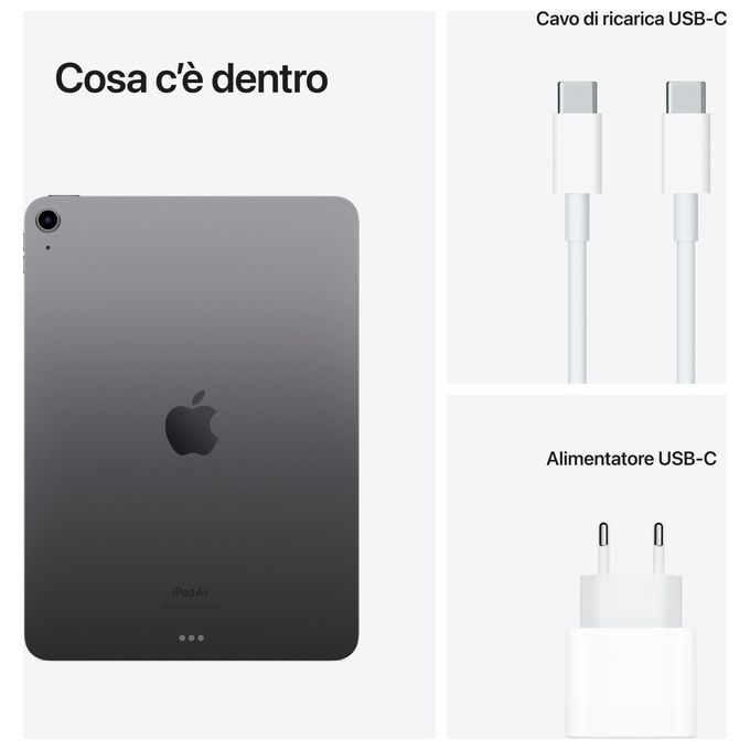Apple iPad Air 256Gb 10.9'' Wi-Fi 5ª Generazione Grigio Siderale