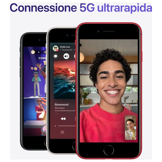 Apple iPhone SE 64Gb 4.7'' Mezzanotte Italia