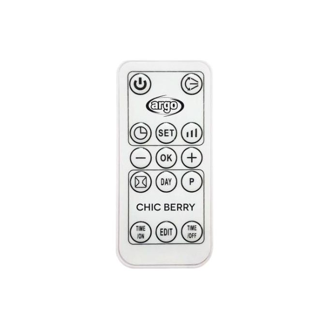 Argo Termoventilatore Chic Berry 2000W Led con Timer