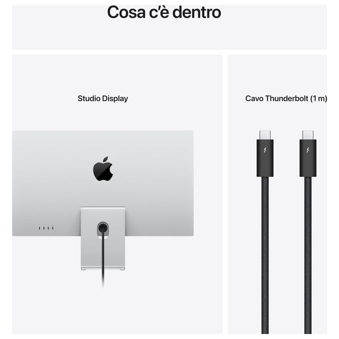 Apple Monitor Studio Display Nanotexture con Sostegno a Inclinazione