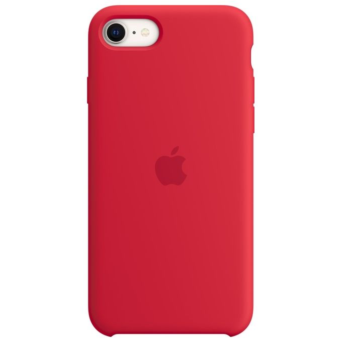 Apple Custodia in Silicone per iPhone SE Rosso