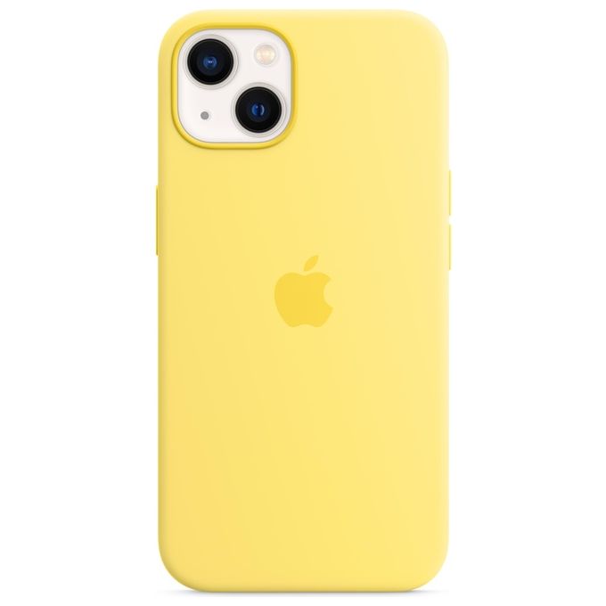 Apple Custodia MagSafe in Silicone per iPhone 13 Scorza di Limone