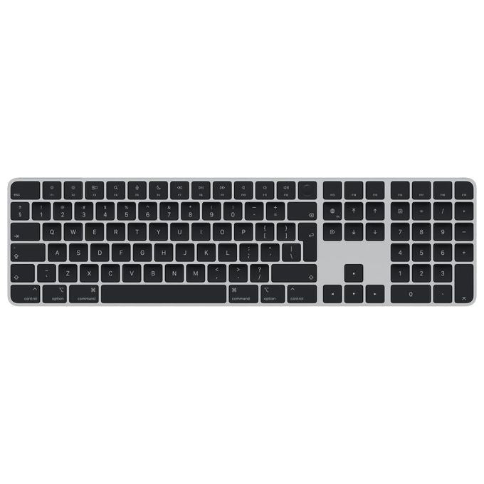 Apple Magic Keyboard con Touch ID e Tastierino Numerico per Mac con Chip Apple Inglese Internazionale Tasti Neri ???????