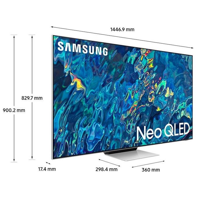 Samsung QE65QN95B Tv Smart Neo QLed QN95B 4k 65 pollici 4k Tecnologia Qantum Matrix processore Neural QUANTUM 4K QUANTUM HDR Audio DOLBY ATMOS E OTS+
