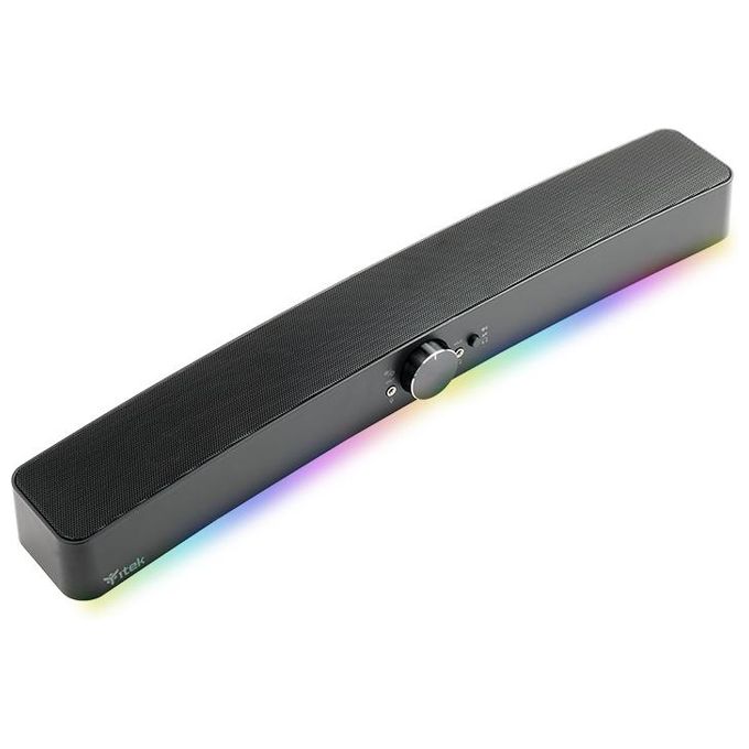 Itek S100 Gaming Soundbar RGB Bluetooth Jack 2x3.5mm Uscita Microfono e Cuffie