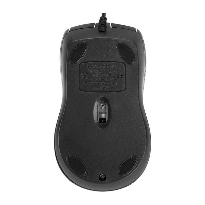 Targus Full-Size Mouse Antimicrobico Ottica Cablato USB Nero