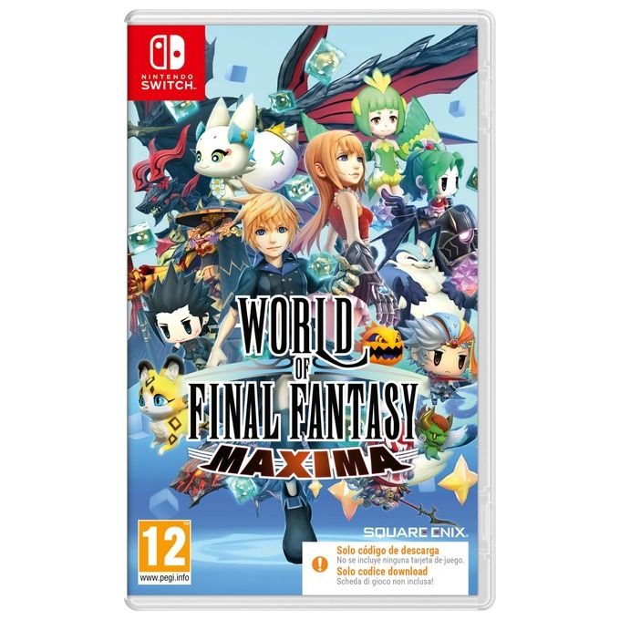 Square Enix Videogioco World of Final Fantasy Maxima Code in a Box per Nintendo Switch