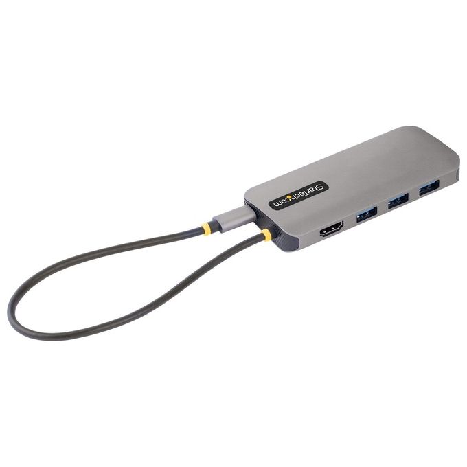 Startech.com Adattatore Multiporta Usb-C Hdmi 4k 60hz Hub Usb-A 5gbps a 3 Porte