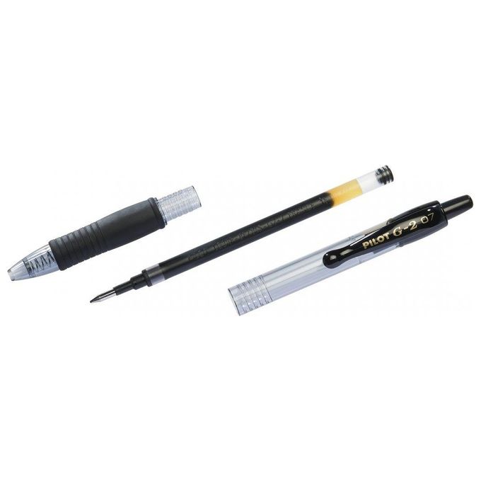 Pilot 001520 Penna a Sfera Gel a Scatto G-2 0.7mm Nero