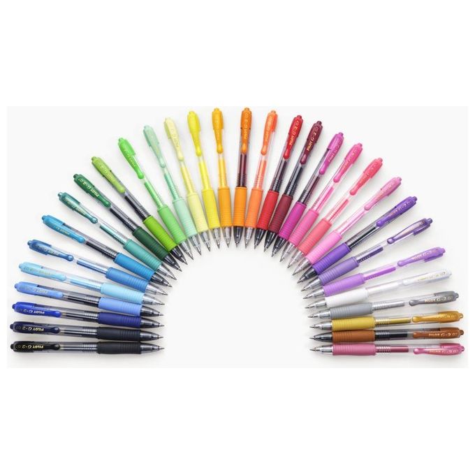 Pilot 001522 Penna a Sfera Gel a Scatto G-2 0.7mm Rosso