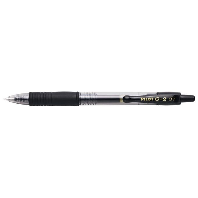 Pilot 001520 Penna a Sfera Gel a Scatto G-2 0.7mm Nero