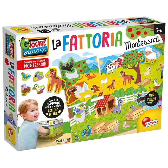 Lisciani Prescolare Montessori La Fattoria