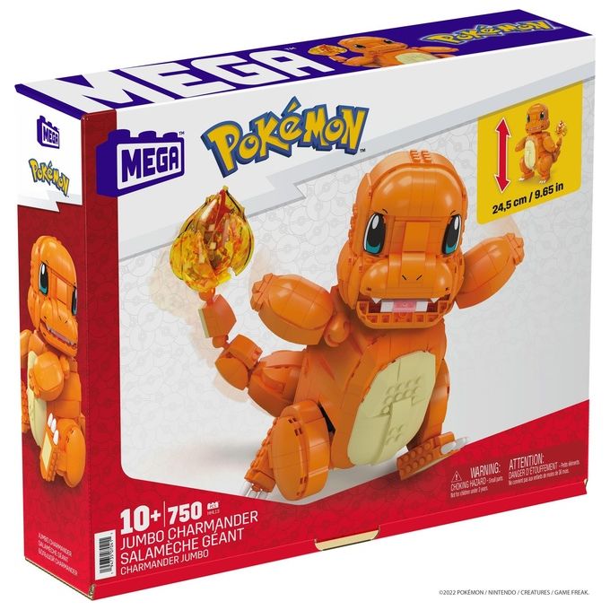 Mattel Mega Bloks Pokemon Charmander Gigante
