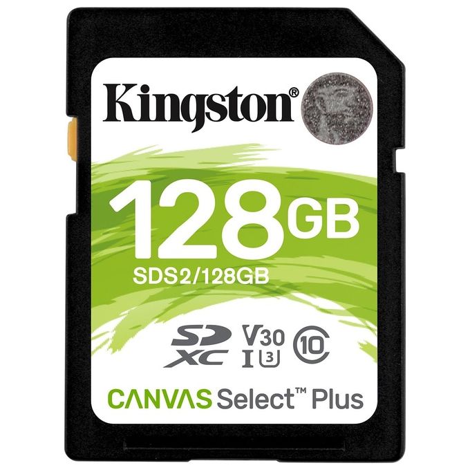 Kingston Canvas Select Plus Scheda di Memoria Micro SD - SDS2-128 GB, Class 10 UHS-I