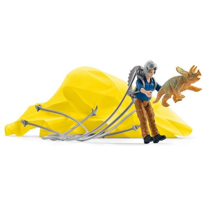 Schleich Dinosaurs Salvataggio con Paracadute