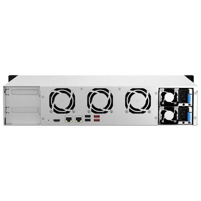 Qnap  TS-864EU-RP-8G Server Nas e di Archiviazione Armadio 2U Collegamento Ethernet Lan Nero