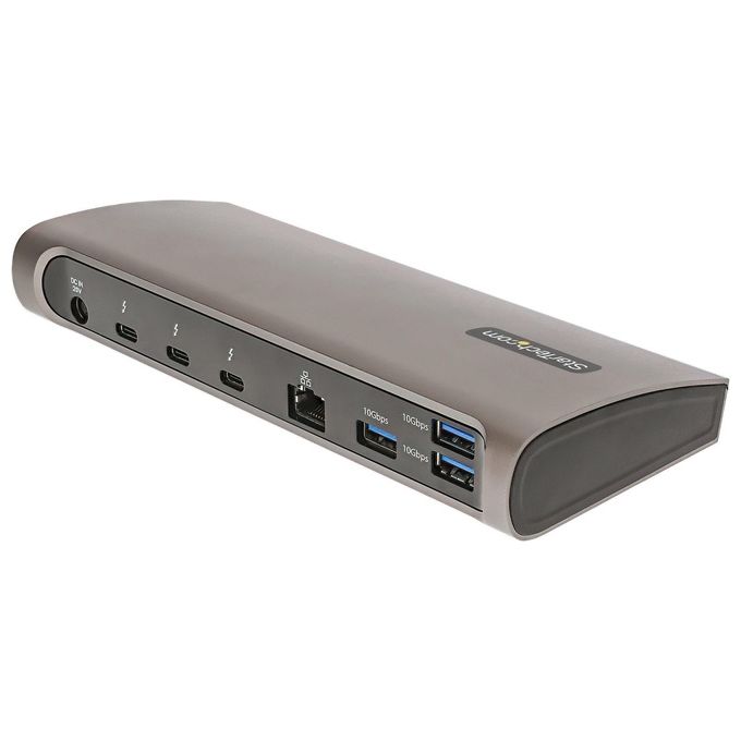 StarTech.com Dock Thunderbolt 4 con alimentazione 96W Dual 4K e 1x8K tre porte Thunderbolt 4 e quattro USB-A