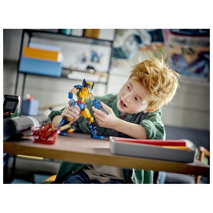 LEGO Marvel 76257 Personaggio di Wolverine, Action Figure Costruibile degli X-Men con 6 Elementi Artiglio, Collezione Supereroi