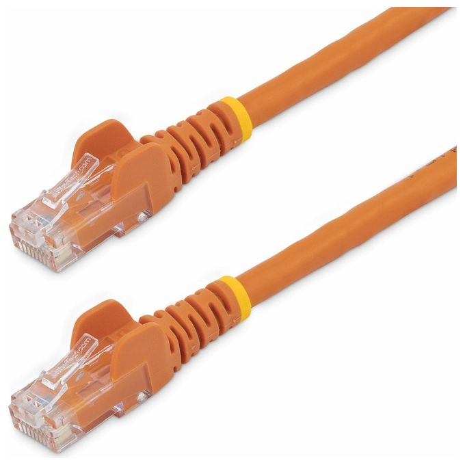 StarTech.com 3m Cat6 Orange Snagless Gigabit Ethernet Rj45 cavo maschio maschio