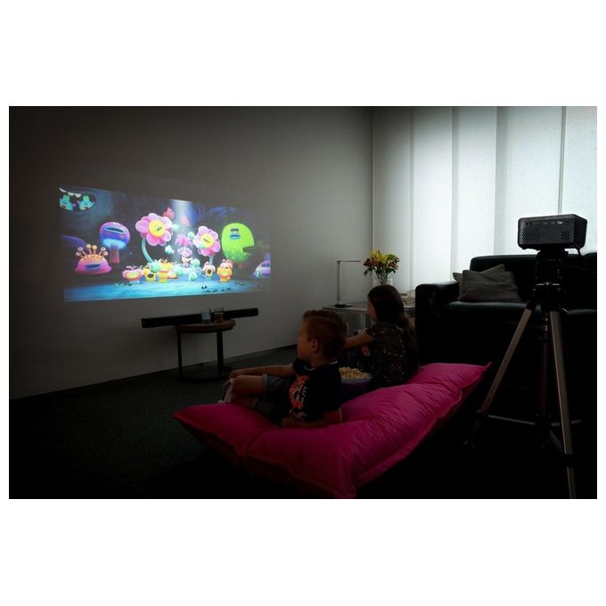 Lenco LPJ 700BKGY Videoproiettore Nero e Grigio