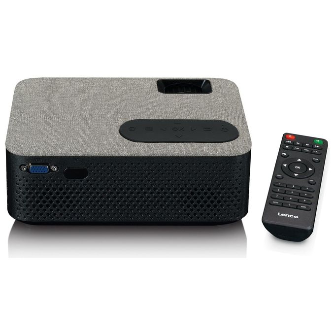 Lenco LPJ 700BKGY Videoproiettore Nero e Grigio