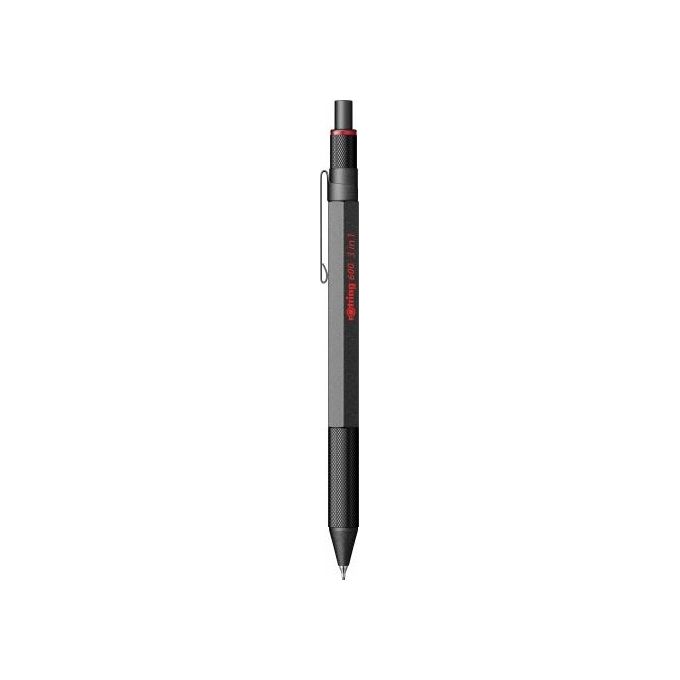 Rotring 600 Multipen 3in1 Nero Punta Fine Penna Sfera