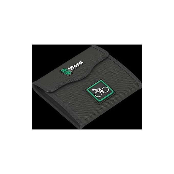 Wera Bicycle Set 8 KIT_ di 7 pezzi di inserti con azionamento da 3-8 per applicazioni in bicicletta con zigrinatura per migliore presa