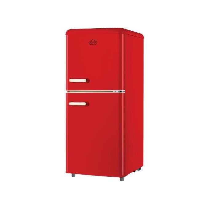 Dcg Eltronic MF110RCDP Mini Frigorifero Retro' 110 Litri Rosso