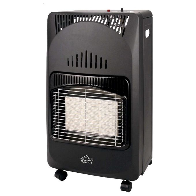 Dcg Eltronic GH03N Stufa a Gas Nero Pieghevole