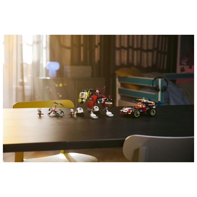 LEGO Set 71497 Costruzione Mech Tigre di Cooper e Bolide di Zero Dreamzzz
