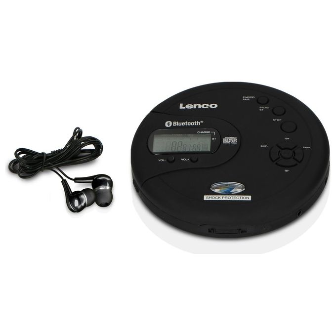 Lenco CD-300 Lettore CD Portatile Walkman Nero