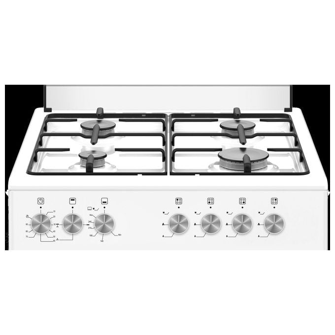 La Germania SE664GB24 Cucina con Piano Cottura a Gas Forno a Gas 60cm Bianco