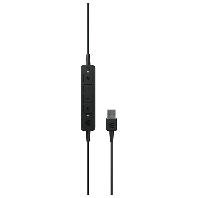 Sennheiser Adapt 160t Usb Ii Auricolare Cablato a Padiglione Ufficio Usb Tipo A Nero