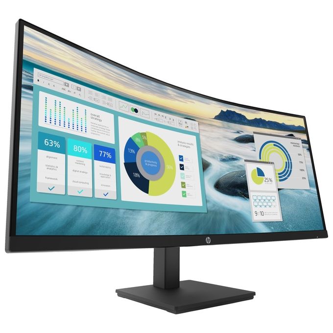 HP Monitor Flat 34'' P34hc G4 WQHD Usb-C Curved Monitor