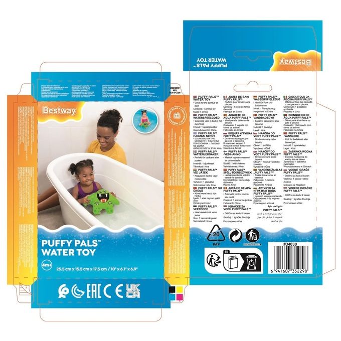 Bestway Gonfiabile Animaletto Puffy Pals Assortito