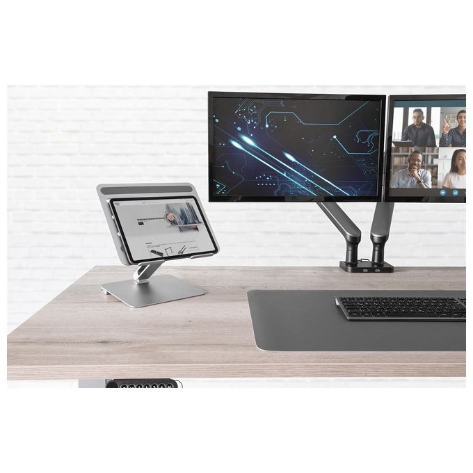 Digitus Supporto Regolabile da Notebook-Tablet con 6 Porte Usb-C Hdmi Rete Usb