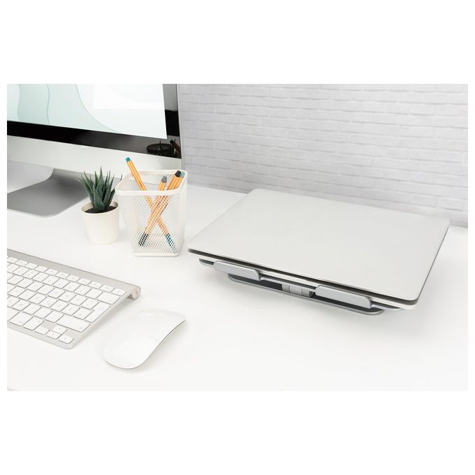 Digitus Supporto Regolabile da Notebook-Tablet con 6 Porte Usb-C Hdmi Rete Usb
